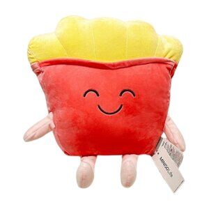 Miniso Life French Fries Plush Pink Yellow 14 inch Food Series w Tag